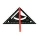 thumbnail image 2 of Escuadra de carpintero, escuadra combinada, regla triangular portátil multifuncional, herramientas de carpintería para proyectos de enmarcado y, 2 of 9