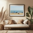thumbnail image 3 of A Day at the Beach 08 - Ocean City Maryland Photography Beach Coast Seaside Ocean Summer Scenic Patriotic Black Framed Wall Art Print 12 x 18 inches, 3 of 4