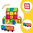 thumbnail image 4 of Cossy Juego De 120 Piezas De Bloques De Construcción Magnéticos 3D, Juguetes Educativos De Construcción Para Niños De Más De 3 Años Con Imanes Más Fuertes, Remaches, Fijados, Educativos, Recreativos,, 4 of 7