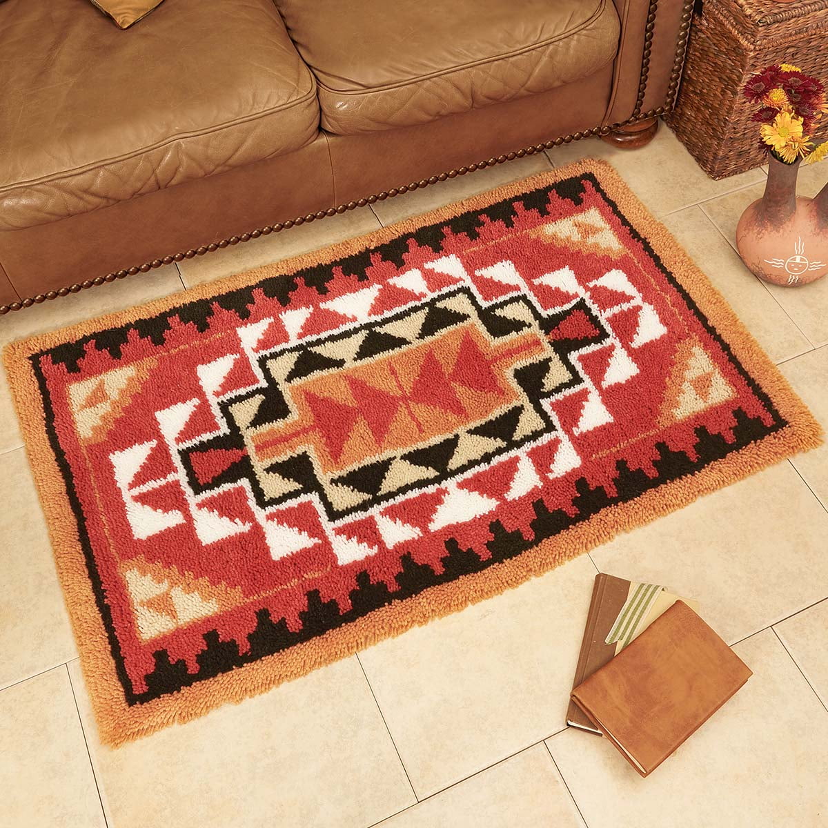 Herrschners Bearskin Latch Hook Kit Arts, Crafts & Sewing Arts