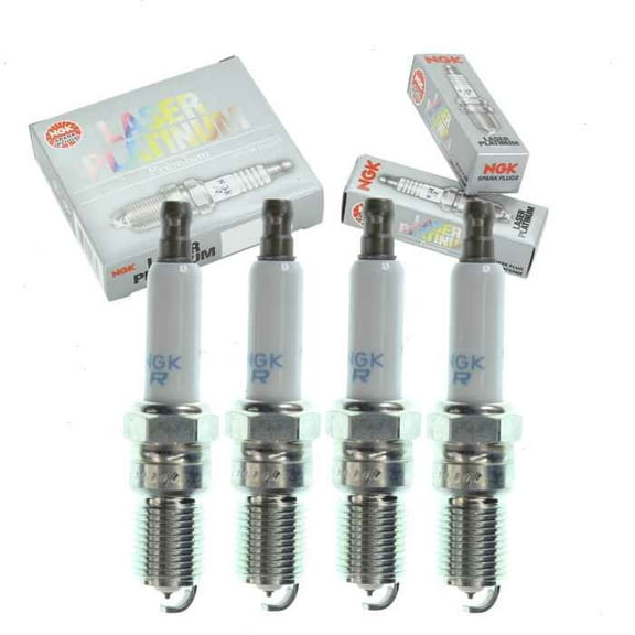 4 pc NGK Laser Platinum Spark Plugs compatible with Mercury Mariner 2.3L L4 2005-2008