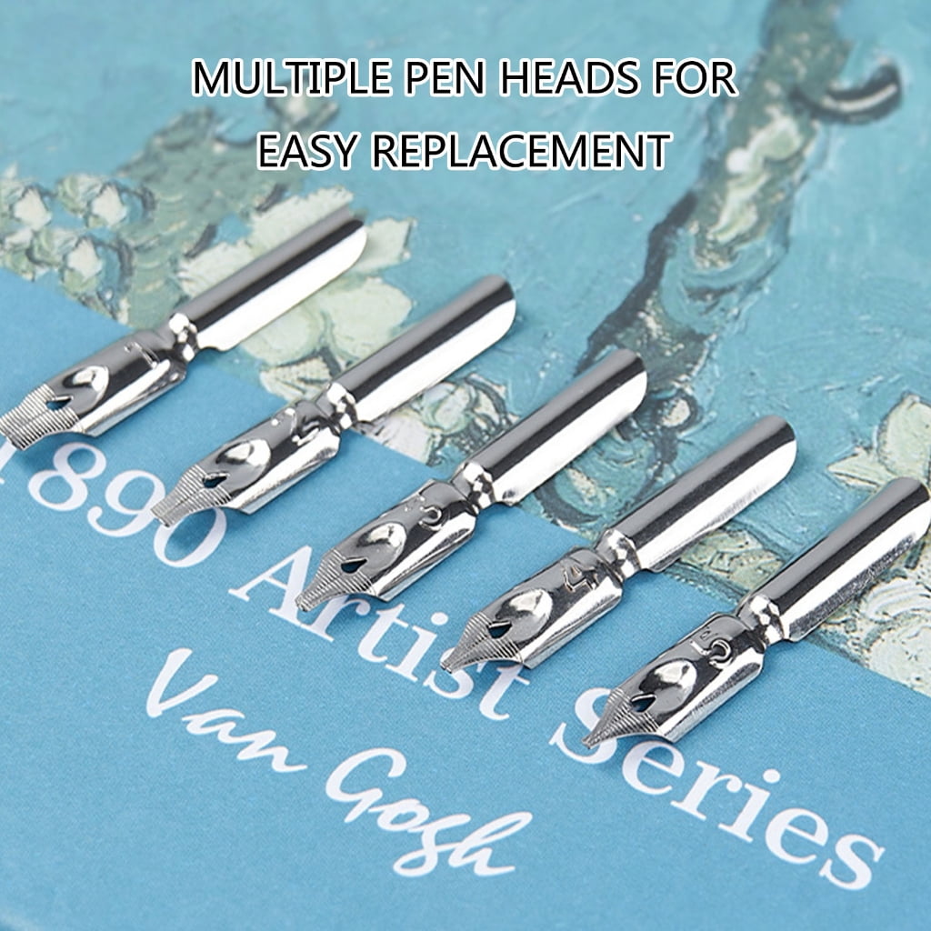 WINDLAND Quill Dip Pen Set Antique Dip Pen, Seal Stamp, Seal Beads, Pen Tip, Ink