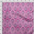 thumbnail image 3 of oneOone Viscose Jersey Fabric Big Motif Ikat Print Fabric BTY 60 Inch Wide, 3 of 5