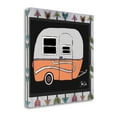 thumbnail image 2 of Tangletown Fine Art Camper - Orange Fine Art Giclee Print on Canvas Wall Art, 2 of 2