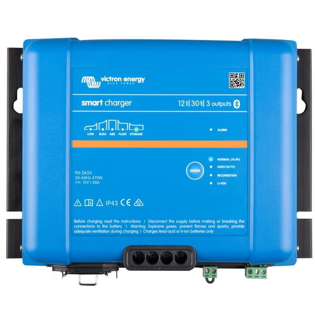 Cargador de baterías Victron Energy Smart IP43 12 V 30 A 120-240 V