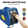thumbnail image 6 of Three-Knob Self-Cleaning Portable Refrigerant Recovery Machine Oil-Less Freon Recycling Unit for Vapor Liquid Refrigerant, 6 of 8