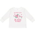 thumbnail image 3 of Inktastic I'm Going to Be a Big Sister in March Girls Long Sleeve Toddler T-Shirt, 3 of 5