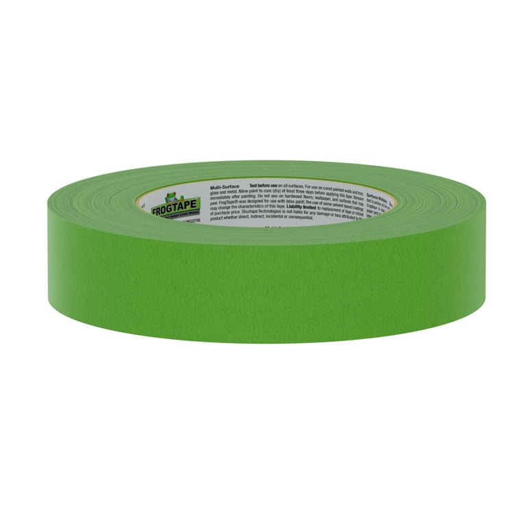 FROG TAPE, Painter's Tape, 0.94 in. x 60 yd, Green Multi-Surface