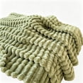 thumbnail image 2 of 47.24x83 Inches Soft Fuzzy Faux Fur Plush Throw Blanket - Thick, Warm Sherpa for Couch, Sofa, Bedroom, Camping Plush Bubble Blanket, 2 of 7