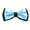 Baby Blue, variant on Mens Blue and Black Formal Event Pre-Tied Bow Tie