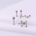 thumbnail image 5 of Ball Stud Earrings, Surgical Steel Tiny Dot Stud Earrings, nap earring, sleep Studs, Gold Screw Back Earrings, Flat Back Tragus Stud, 5 of 9