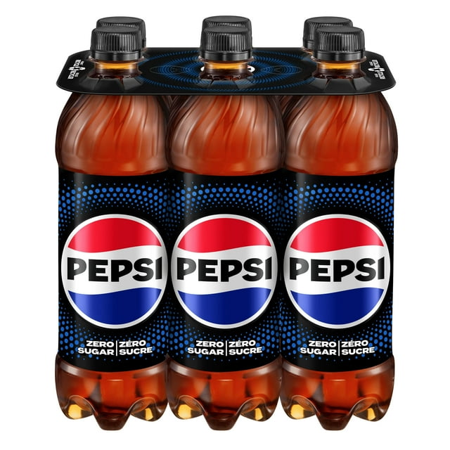Pepsi Zero Sugar bottles, 710ml, pack of 6