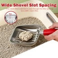 thumbnail image 5 of Stainless Steel Cat Litter Scoop, Metal Cat Litter Scoop, Kitty Metal Scooper, Sturdy Mesh Scooper, Silver, 5 of 8
