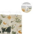 thumbnail image 5 of Yayeee Shower Curtain with Hooks 72"x72" Waterproof Fabric Bathroom Hanging Decor, Cowboy Pattern, 5 of 5