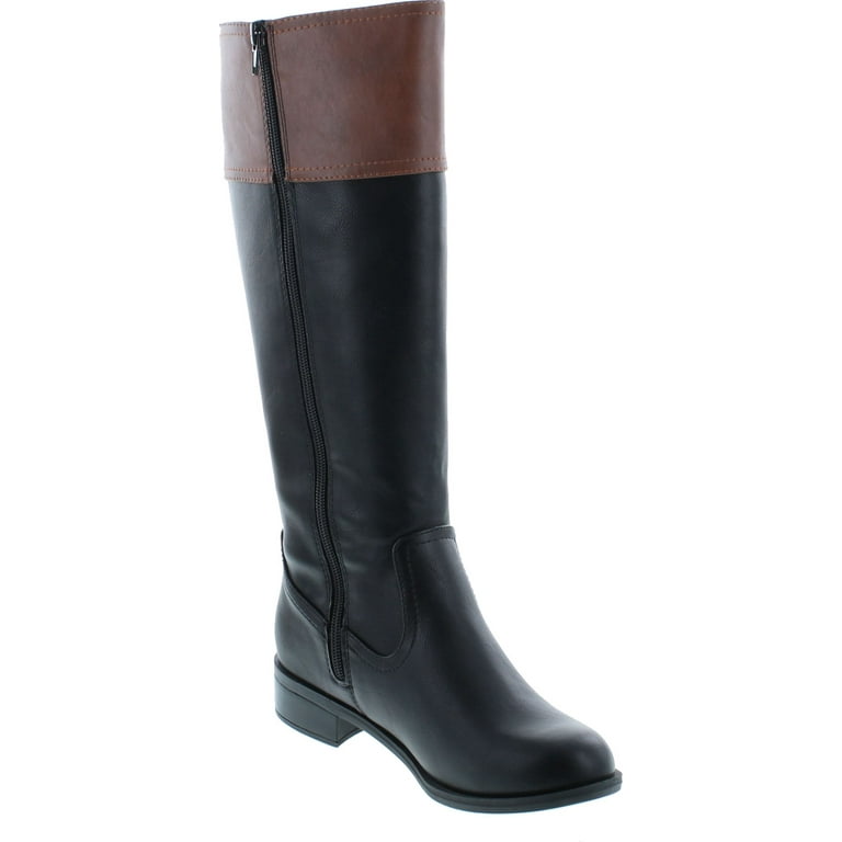 Women's two clearance tone riding boots