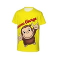 thumbnail image 3 of Curious George Novelty Shirt for Boys 3D Printed T-Shirt Fashion Tees Cool Merch for Kids, 3 of 5