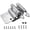 Polished Chrome-20, variant on 3/8 Inch Cabinet Hinges Brushed Nickel 20 Pack Flush Face Mount Hardware