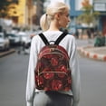 thumbnail image 7 of Red Roses Travel Laptop Backpack Casual Daypack Lightweight Bookbag Compartment for Business, 7 of 7