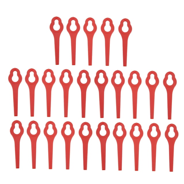 Lawn Mower Cutter Blade,25 Pcs Lawn Mower Lawn Trimmer Head Blades Grass Cutter Tool Blades Professionally Tested