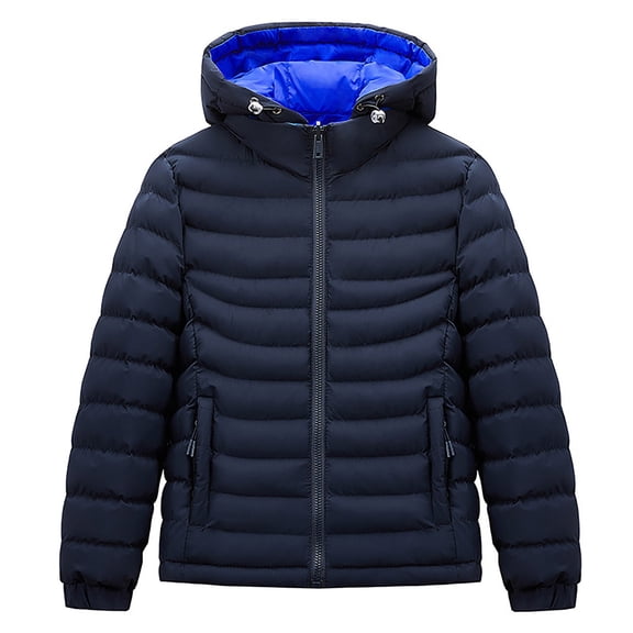 EnJoCho Kids Reversible Convertible Jacket 2 In 1 Double Sided Hooded Lightweight Cotton Coat Soft Warm Outerwear Mild Winter Windbreaker Vest Parka