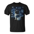 thumbnail image 2 of SR Papillon Dog Starry Night Dogs Lover Gifts Graphic Unisex T-Shirt, 2 of 5