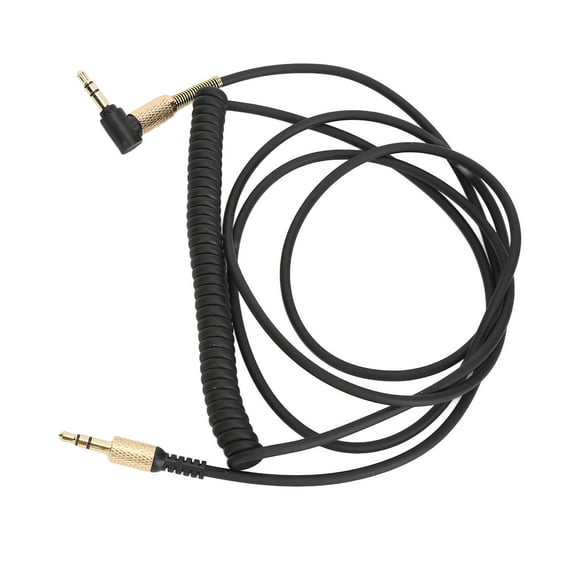 Cable de 35 mm a 35 mm PVC exterior macho a macho Reemplazo Plug and Play Cable en espiral de 35 mm a 35 mm Cobre de oxígeno para MID ANC para monitor Major 2 II