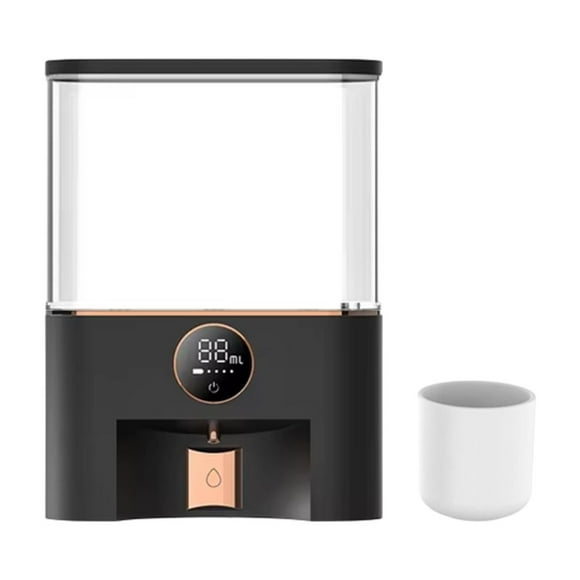 Dispensador de enjuague bucal inteligente Gloria eléctrico montado en la pared negro