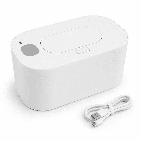 Wipe Warmer,Portable,and Versatile Wipe Warmer for Diapers (White)