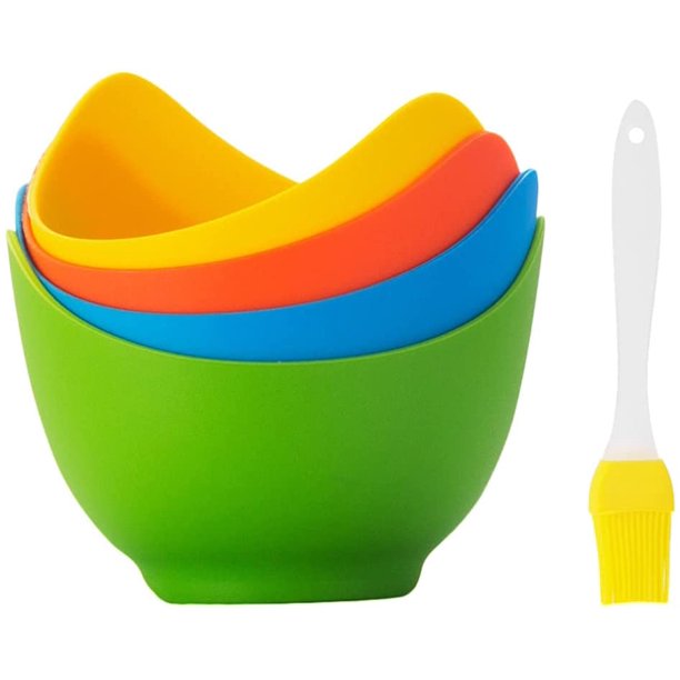 Silicone Egg Poacher Cups Cooker Egg Poachers Egg Boiler Mold Bowl ...