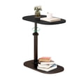 thumbnail image 1 of Sofa Side Table TV Tray, Height Adjustable 360° Rotating C-Shaped Table, Compatible with Small Space, Bedside Bathroom Living Room (Black), 1 of 5