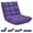 Violet, variant on MAT EXPERT 14-Position Floor Chair, Floor Gaming Chair w/Soft Coral Fleece, Alloy Steel Frame, Padded Lazy Couch Recliner, Floor Chair with Back Support for Reading, Meditating, Playing Game (Violet)
