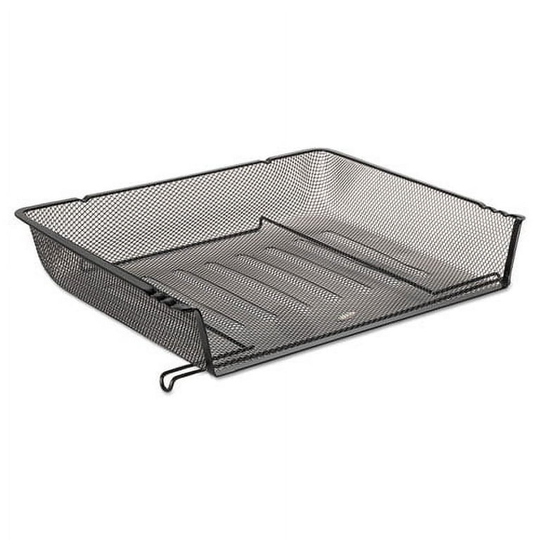 Mesh Stacking Side Load Tray, 1 Section, Letter Size Files, 14.25 Mesh Stacking Side Load Tray, 1 Section, Letter Size Files, 14.25