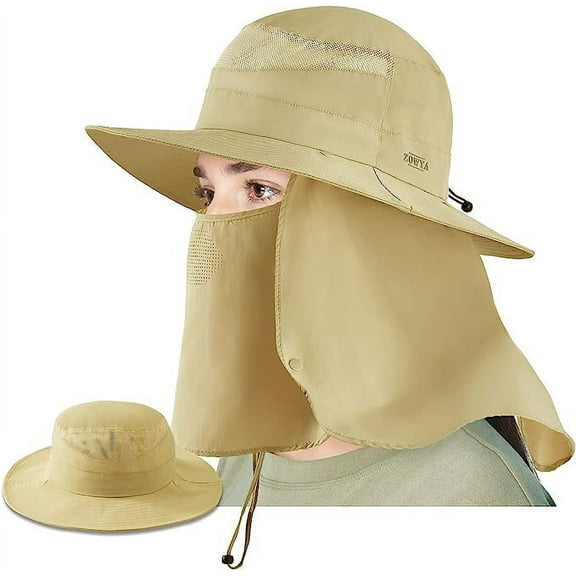 ZOWYA Summer Bucket Hat for Men Women Mesh Sun Hats Travel Cap Fishing Hat Waterproof Packable 1 Hat