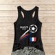 thumbnail image 1 of Women's Football Graphic Tank Tops, Women's Sleeveless Running Tank Top, Breathable Lightweight Sports Vest for Workout, Gym, Yoga, Training for Soccer Tournament 2026 Black Size: L, 1 of 5