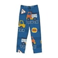 thumbnail image 4 of Kll Mens Pajama Pants For Men,Mens Lounge Pants,Funny Gifts For Men,Men'S Pajama Bottoms-Construction Vehicles, 4 of 9