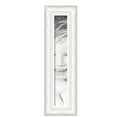 thumbnail image 2 of ArtToFrames 4" x 25" Majestic White Picture Frame, 4x25 inch Silver Wood Poster Frame (WOM-5198), 4 Pack, 2 of 6