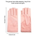 thumbnail image 2 of HOMEIORA Sun Gloves for Women UV Protection Fingerless Non Slip Sunscreen Driving Gloves for Summer Outdoor - Pink, 1 Pair, 2 of 5