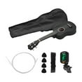 thumbnail image 1 of 21-inch colorful acoustic tenor ukulele set in basswood with carrying bag, uke strap, strings, pick, and tuner, 1 of 8