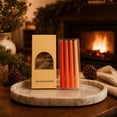 thumbnail image 3 of Naittoop 4 Pack Gradient Taper Candles 10 Inch, Dripless Smokeless Hand Poured Tall Candlesticks, Decorative Dinner Candles for Weddings Parties and Home Decor B, 3 of 5