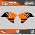 thumbnail image 4 of Kalair GFX Graphics Kit for Ktm Enduro 450EXC Champions Edition (2008-2011) Splinter Series, 4 of 5