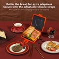 thumbnail image 4 of Microwave Toaster, Non Stick Microwave  Maker with Heart Pattern, Grilled Cheese  Maker Toastie Maker for Bread Grilled Meat, 4 of 7