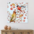 thumbnail image 2 of Designart 'Two Birds Sitting On Branches During Autumn' Traditional Framed Canvas Wall Art Print, 2 of 5