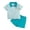 A-Blue1022, variant on Infant Boy Outfit Set for Easter Short Sleeve Striped T Shirt Shorts Gentleman Holiday Summer Outfits for Teen Blue,Size 9-12 M