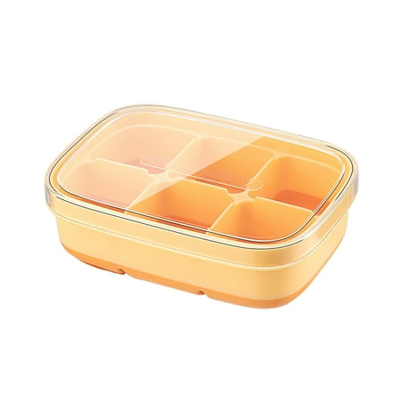 

Ice Cube Mold | Silicone Ice Cube Tray | Ice Cube Trays with Spill-Resistant Removable Lid Food Grade Silicone for Cocktail Freezer Ice Trays with Cover