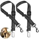 thumbnail image 1 of Cinturón de seguridad para perros, 2 paquetes de cinturón de seguridad ajustable para mascotas, arnés de coche para perros, elástico y duradero, cinturón de seguridad para vehículos, 1 of 5