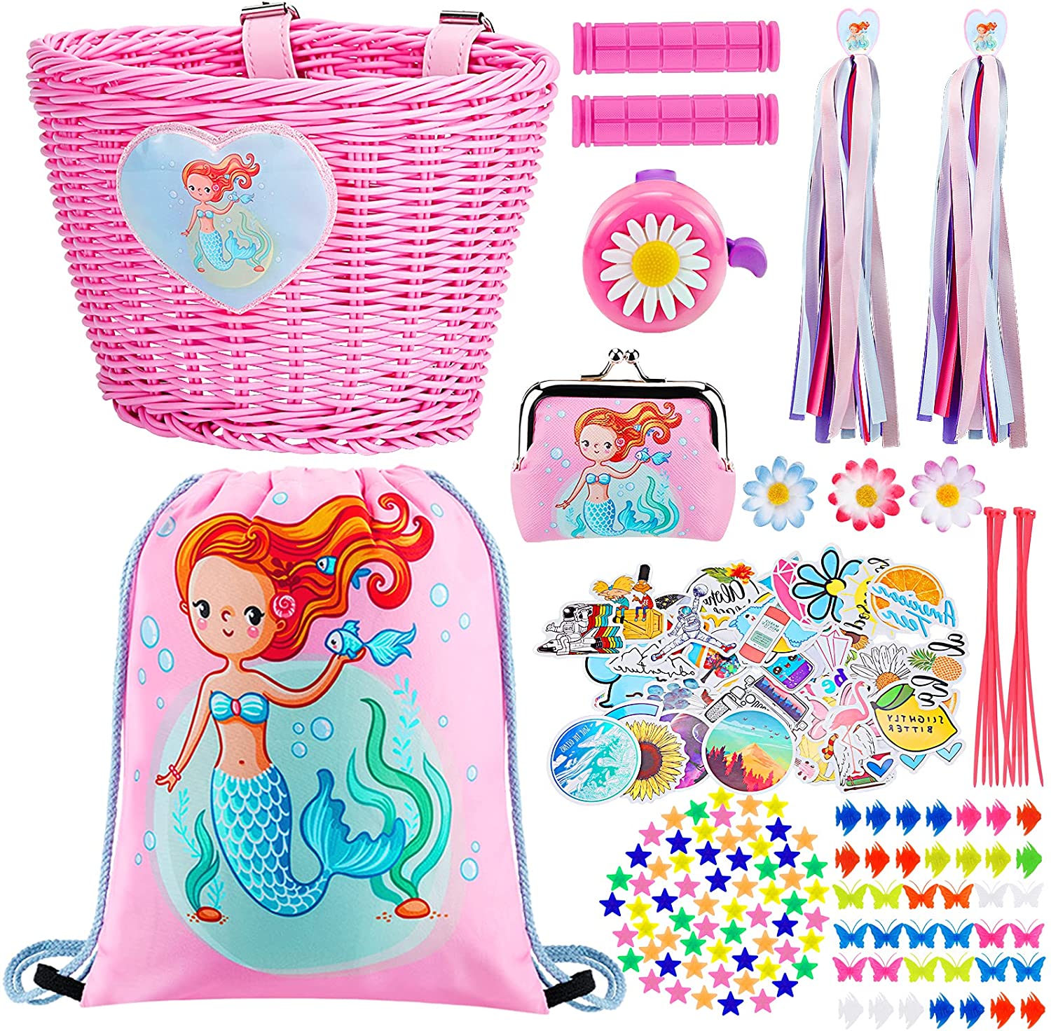 LuoHeng Girls Bike Basket, 135Pcs Kid's Bicycle Basket Streamers Set Unicorn Bicycle Basket with Sunglasses Bicycle Bell Decorations Set Kids Bike Accessories Flower Girl Basket | Walmart Canada LuoHeng Girls Bike Basket, 135Pcs Kid's Bicycle Basket Streamers Set Unicorn Bicycle Basket with Sunglasses Bicycle Bell Decorations Set Kids Bike Accessories Flower Girl Basket | Walmart Canada