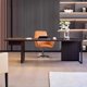thumbnail image 4 of Standing Study Desk Organizer Reception Writing Computer Office Desk Corner Meeting Escritorios De Ordenador Luxury Furniture My Lux Decor Round, 4 of 10