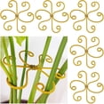 thumbnail image 4 of Gold Plant Support Climbing Frame For Orchids Plants Potted Small, 4 of 8