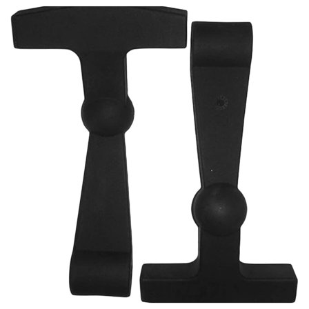 Emlimny Replacement Lid Latches (2-Pack) - Black Rubber Cooler Latch Handles for Hard Handle Premium Coolers - Compatible with Yeti and RTIC