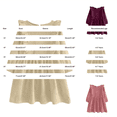 thumbnail image 2 of Coerni Toddler Baby Girls Corduroy Dress Kid Cotton Linen Long Sleeve Casual A Line Dresses Solid Swing Fall Tie Lace Ruffle Outfit, 2 of 6
